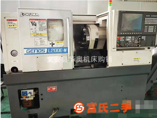 安装少用低价出售日本OKUMA L200E-M车铣复合