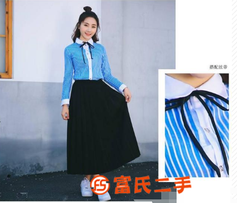 武汉学院风校服制作，定做女士衬衫，春秋衬衣校服厂家