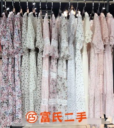 婷婷家19年春夏气质淑女雪纺连衣裙 品牌折扣女装货