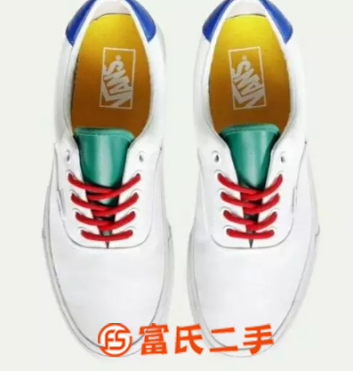 Vans/范斯春季多彩系列白色板鞋休闲鞋帆布鞋IV