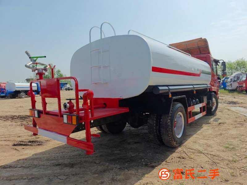 Second-hand Dongfeng Tianjin chassis without formalities to produce a new 12-ton sprinkler car, chas