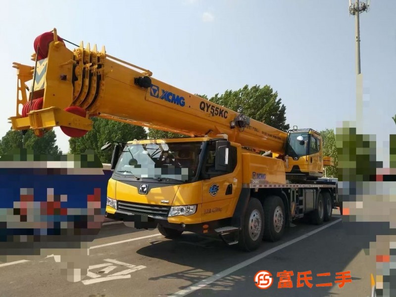 Shandong: 5 million. In April 2020, XCMG 55KC, national five, personal first hand car, 44.5 meters m