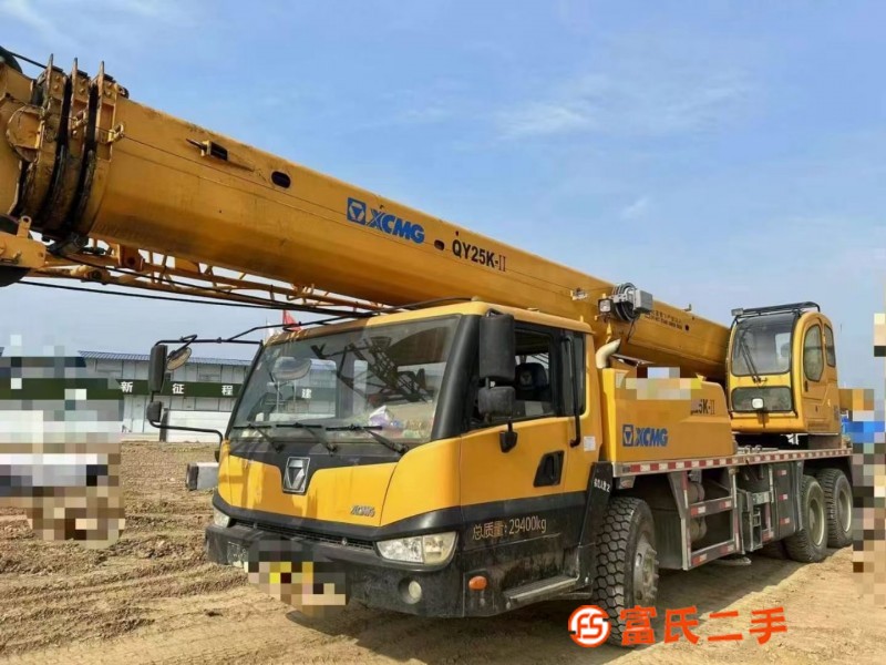 Hubei July 2019 XCMG 25K-2, national five, pilot no welding reinforcement no accident, annual review