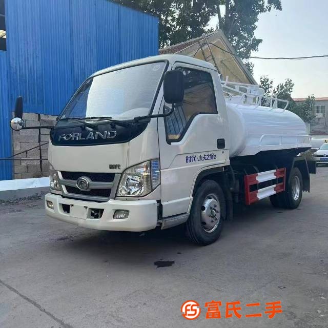 A 2016 National IV Blue Brand Foton Era Small Card Star 2 Tripartite Vacuum Pump Truck with 68 horse