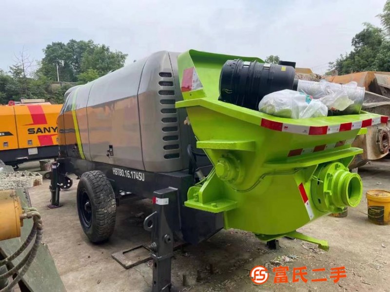 A new quasi new Zoomlion 8016 diesel towing pump Deutz 174 kW engine has been installed, and the act