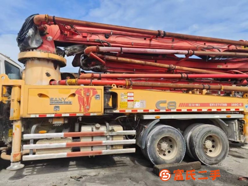 2014 Sany Isuzu 38 meter, M-shaped boom, C8 system, dual main oil pump with large displacement, high